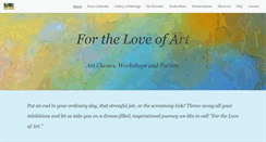 Desktop Screenshot of fortheloveofart.net
