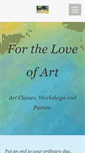 Mobile Screenshot of fortheloveofart.net
