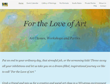 Tablet Screenshot of fortheloveofart.net